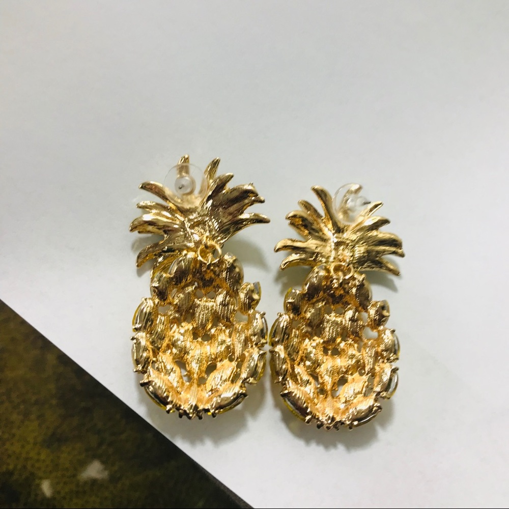 Pineapple Statement Earrings - image 5